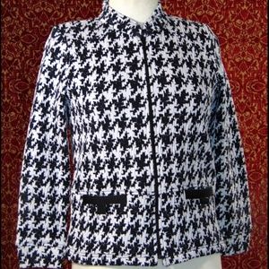 RAFAEL SPORT herringbone zip front jacket PS✨